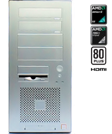 Lüfterloser PC - sizo midi AMD